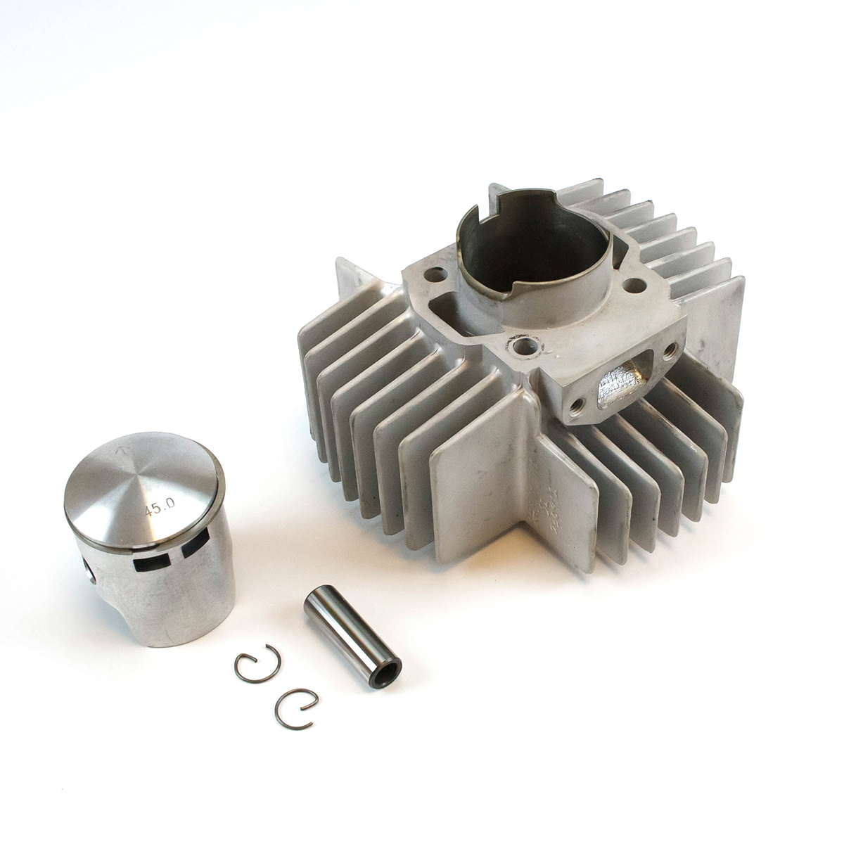 Cylinder, Puch Maxi/Dakota VZ50, 45/12mm S2,1 - Portet og bearbejdet af Tiveden motor - 2