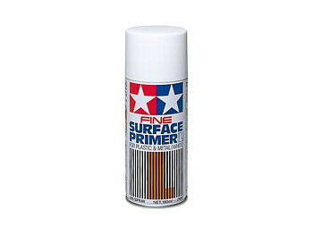 Fine Surface Primer L (vit), Tamiya spray