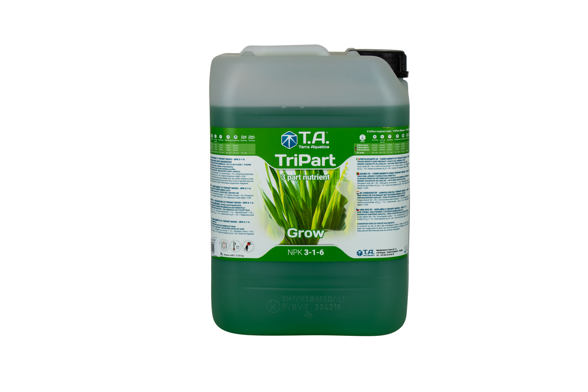 T.A TriPart Grow  (GHE FloraGro) - 4
