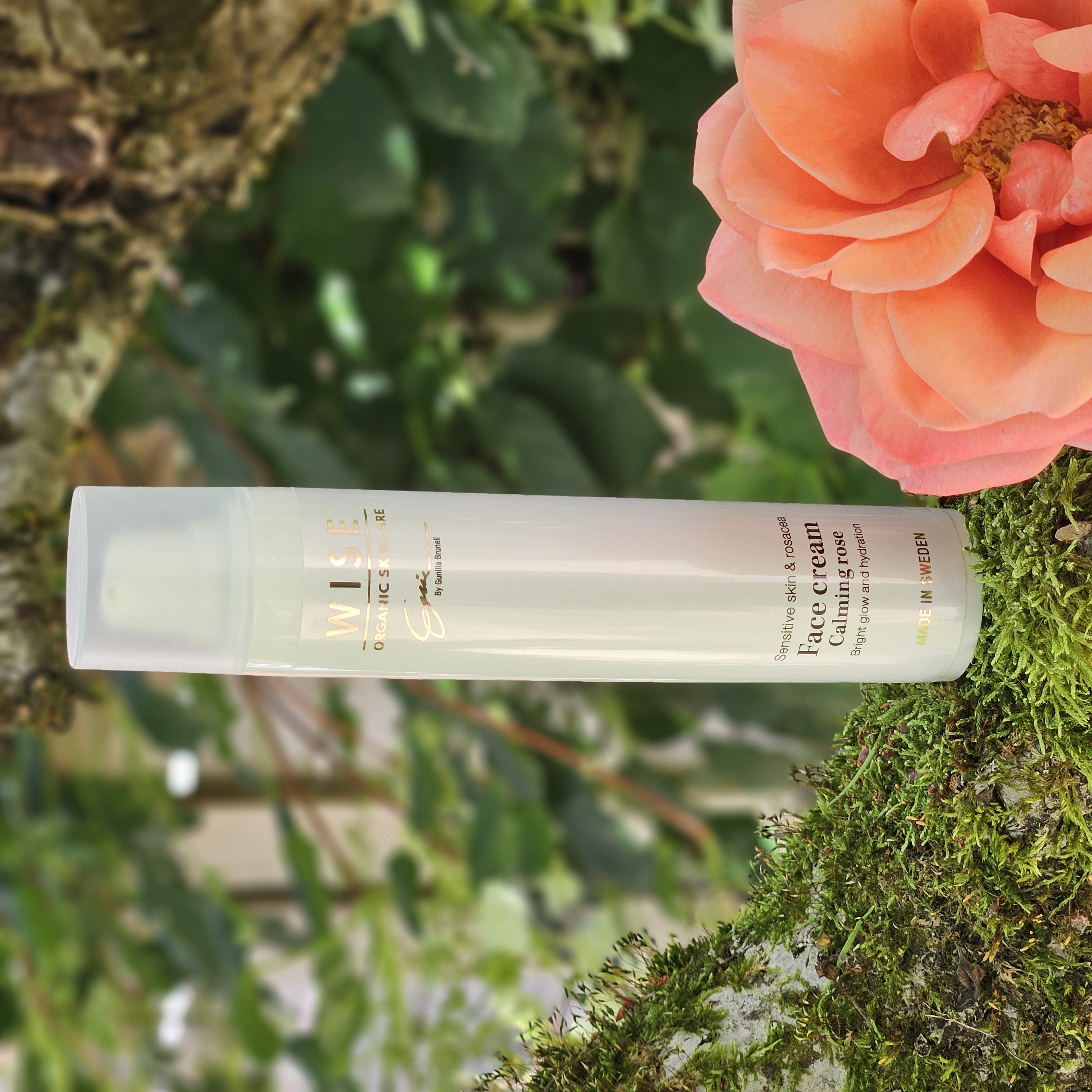Face cream calming rose 50ml (fd. Vital) - WISE Organic beauty