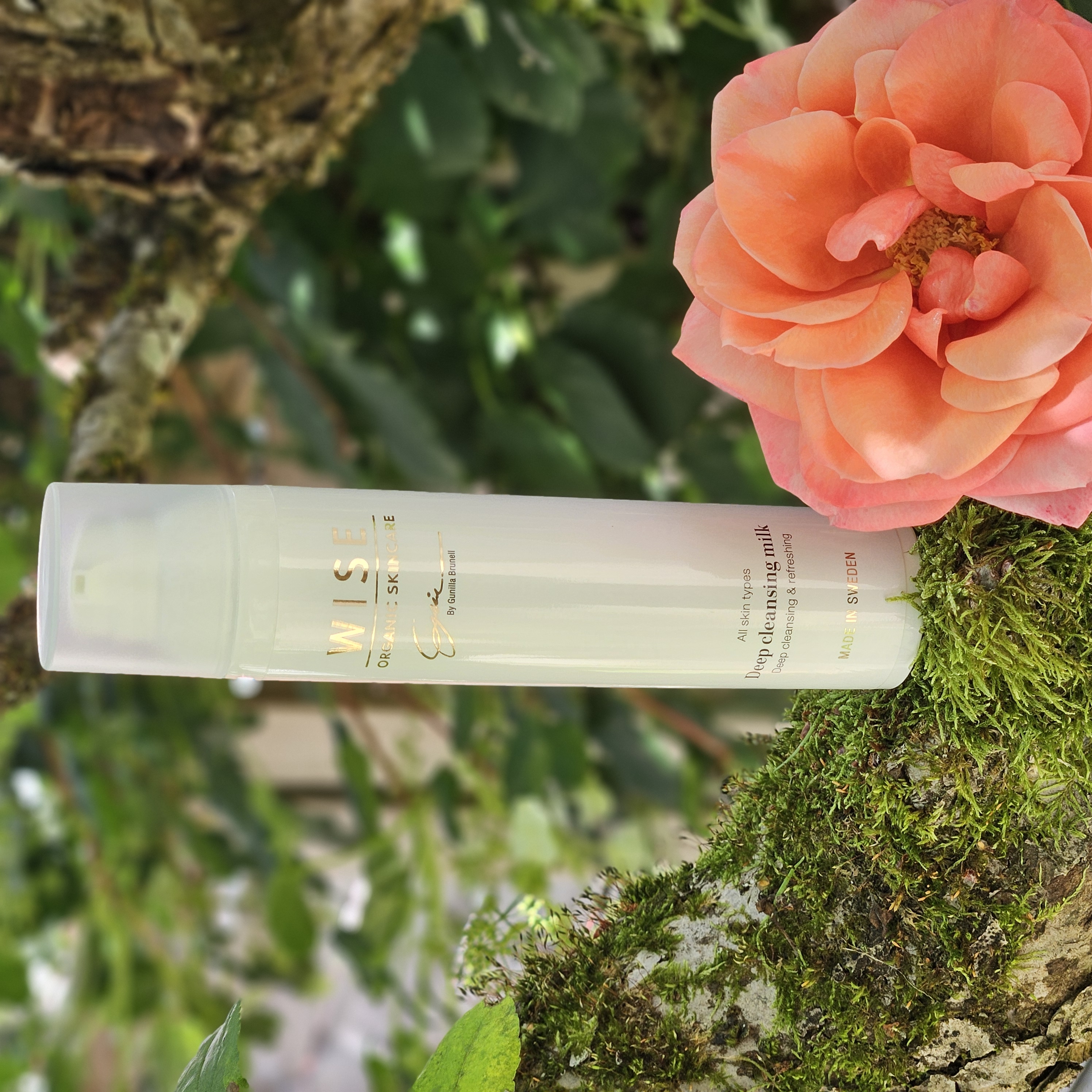 Deep Cleansing milk Rengöring normal till fet hy 100 ml - WISE Organic beauty