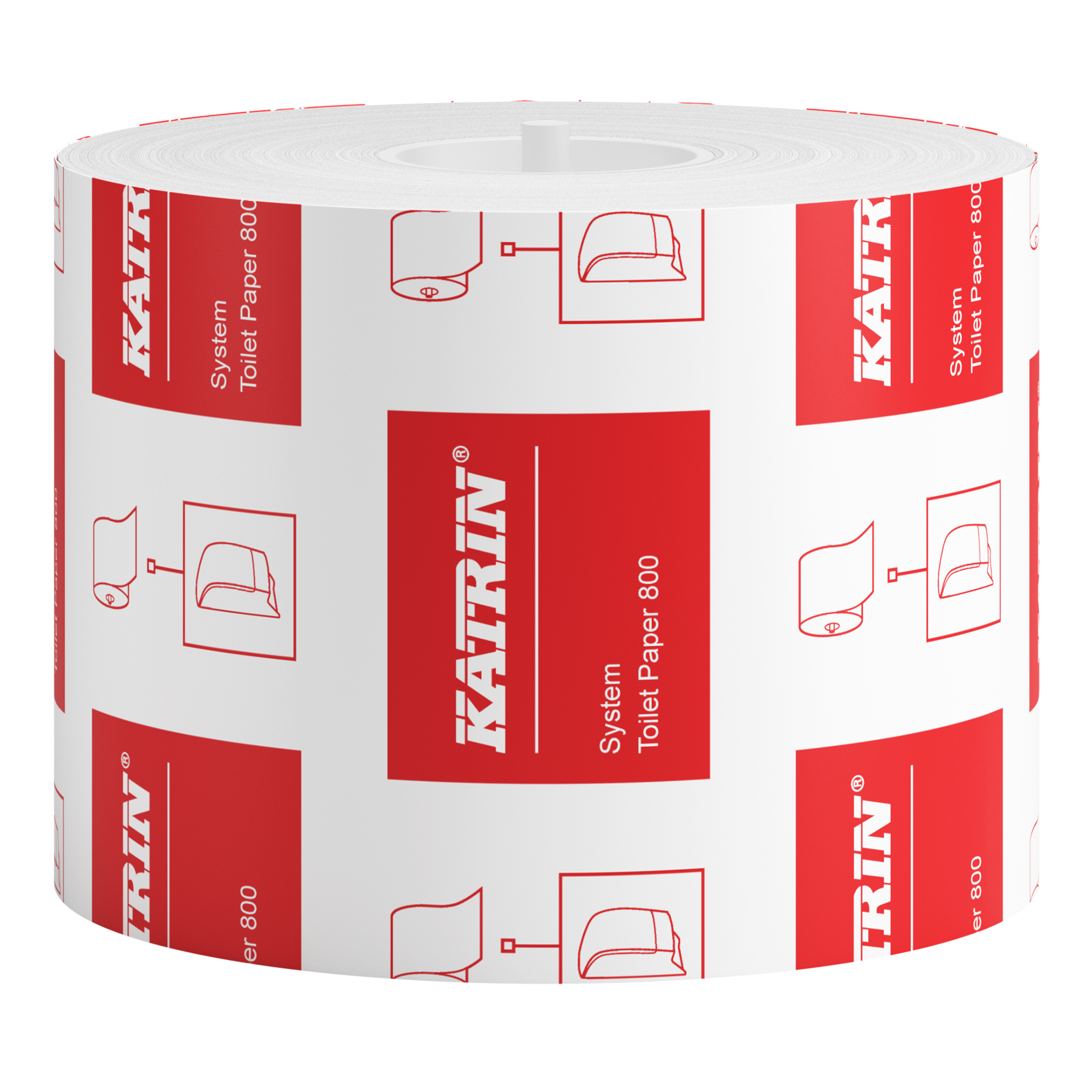 Katrin System Toalettpapper 800 2-Lagers