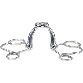 HG Tredelt buet "pessoa" bitt 2 ringer