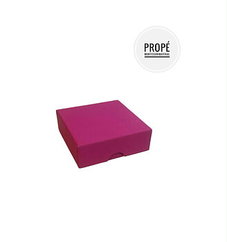 Montessoriask 70 x 70 mm, mörkrosa 