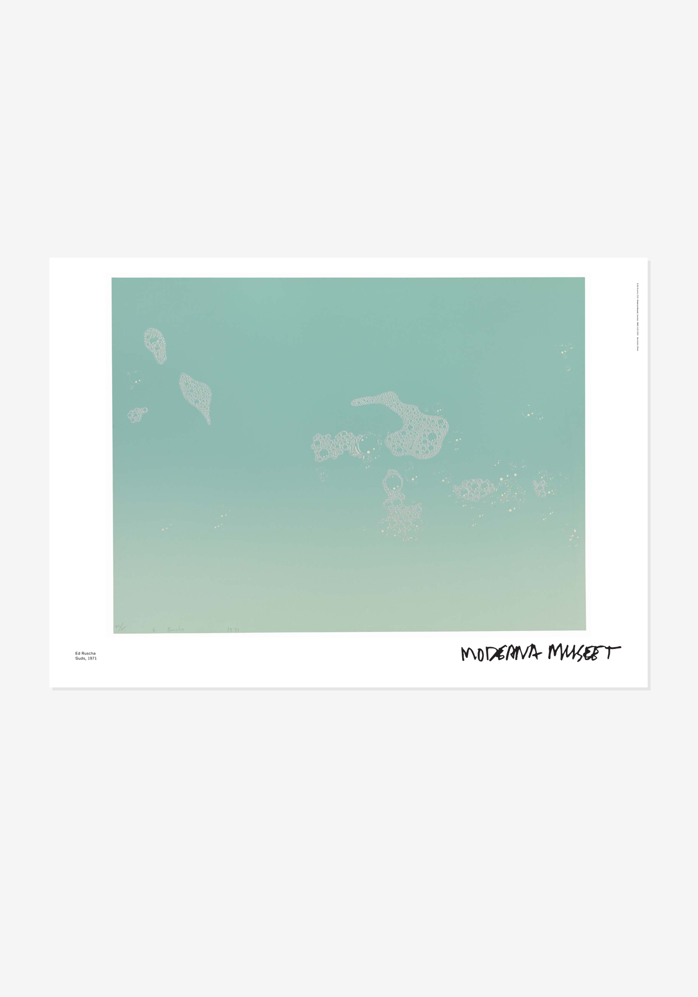 Edward Ruscha Suds/エド ルシェ/アートポスター Poster, Ed Ruscha, Suds - Moderna Museet's Shop