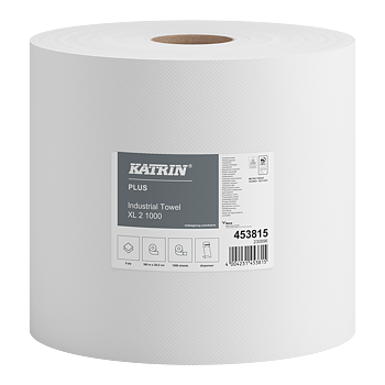 Katrin Plus Industritorkpapper XL 1000 2-Lagers
