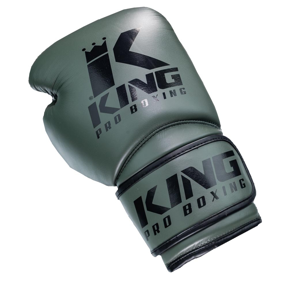 King Thaiboxhandske STAR MESH Black/green 12 oz - 2