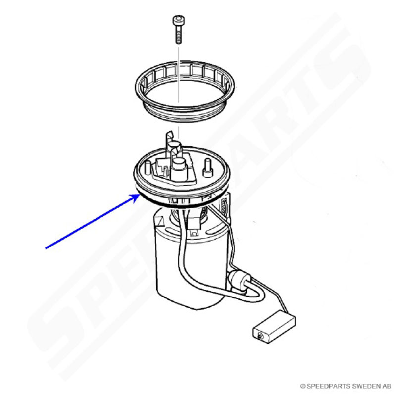 O-ring Fuel pump cover - 2