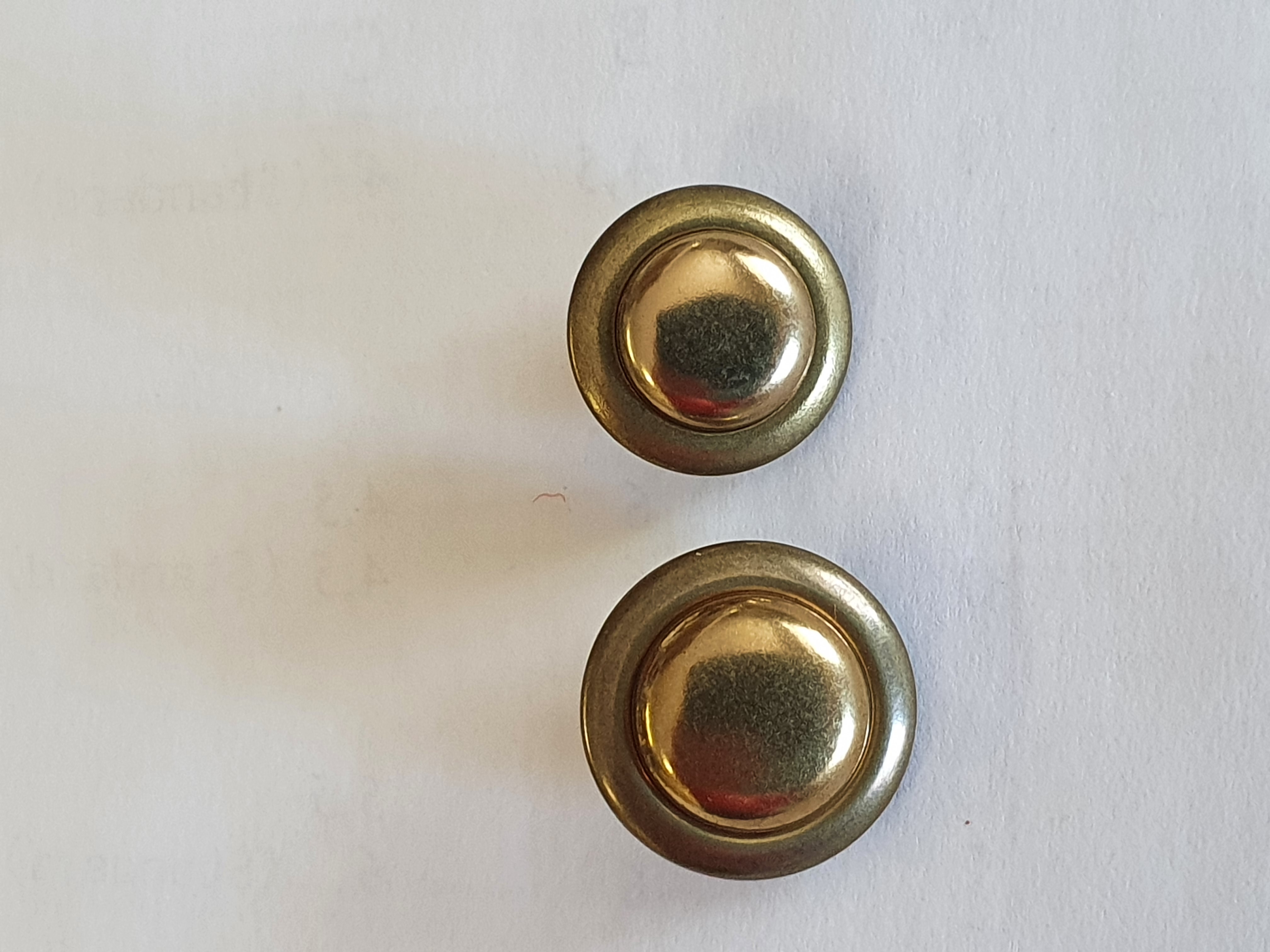 Metallknapp 1711 mässing/mässingssoxid 2 storl
