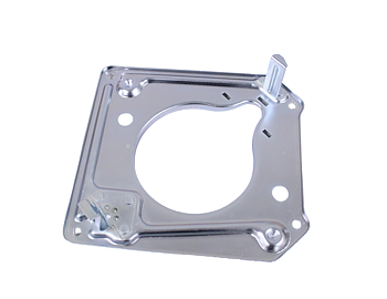 Attaching plate, headlight