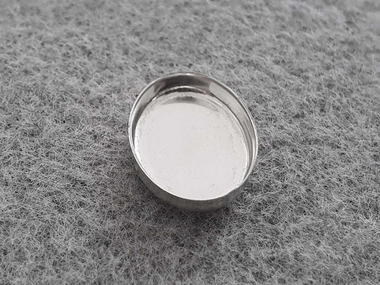 cabuchon holder 10X14mm oval piece 925-silver - 2