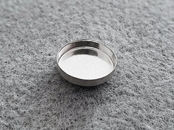 cabuchon hållare 12mm rund 925-silver