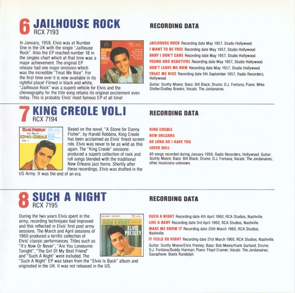 ELVIS PRESLEY - The E.P. Collection Vol 1 / 11 UK EP:s - 5