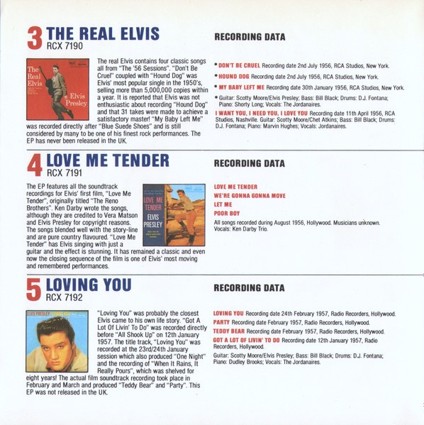 ELVIS PRESLEY - The E.P. Collection Vol 1 / 11 UK EP:s - 4