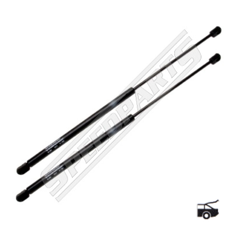 Gas springs rear door
