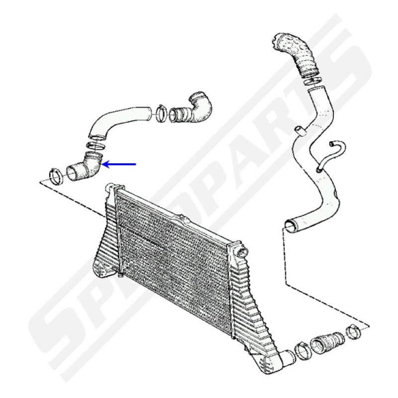 Hose / Turbo > Intercooler - 2