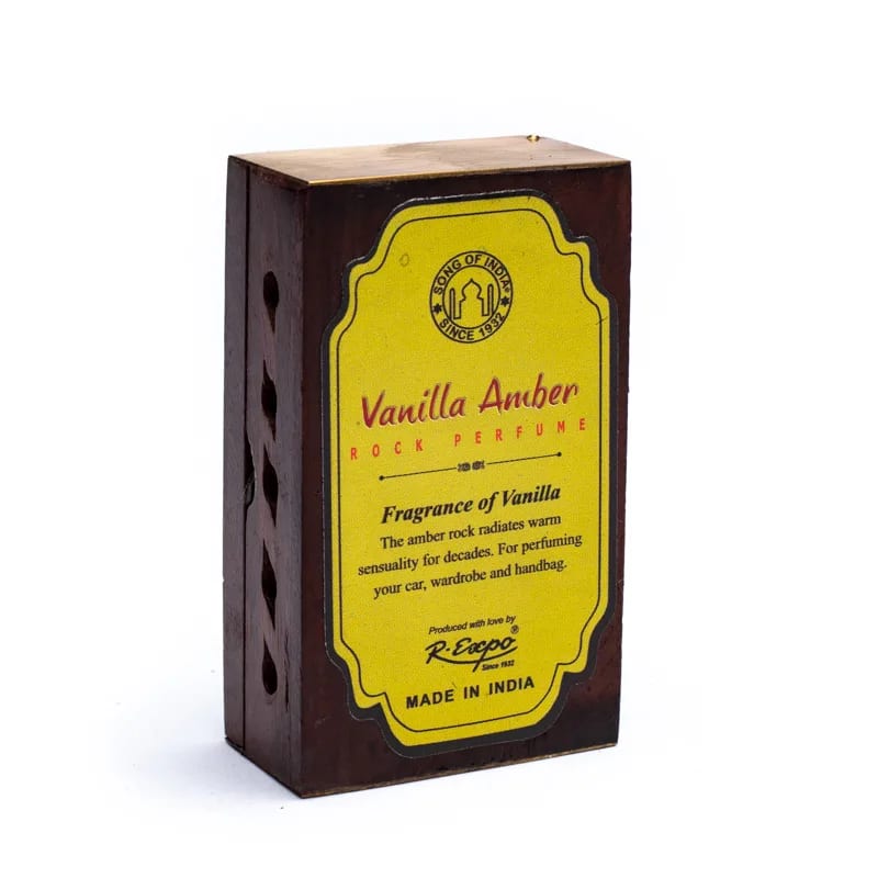Amber /Vanilj Kåda i Träskrin  - 5gr Kåda - 2