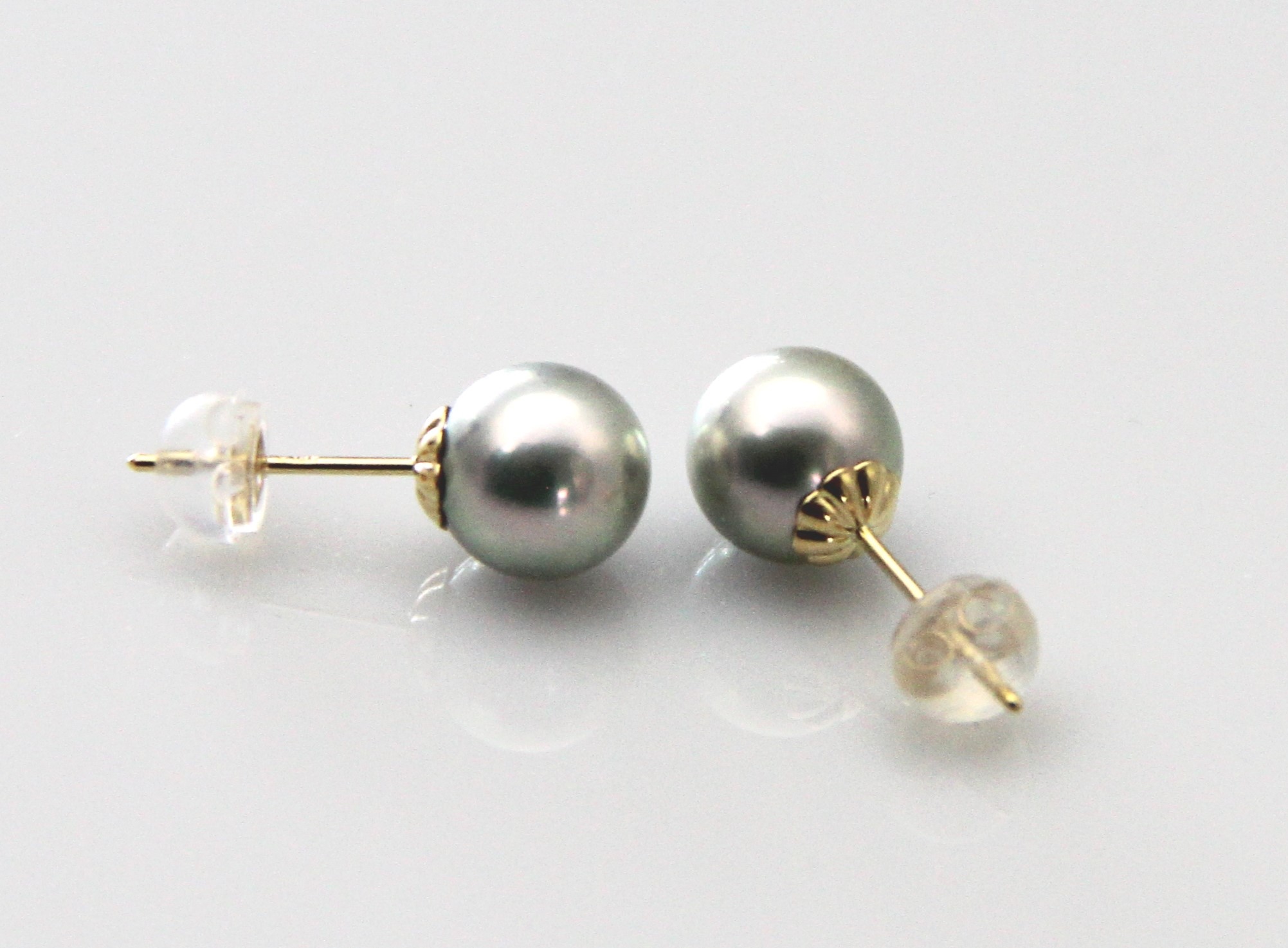 Akoya-Perlenohrringe in AAA-Qualität in Gold 7.5–8 mm - 2