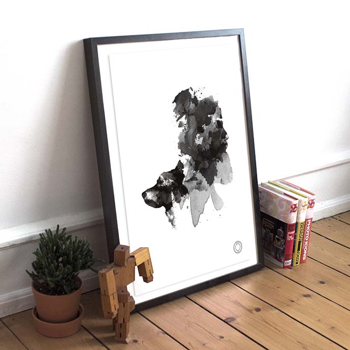 A man and his dog