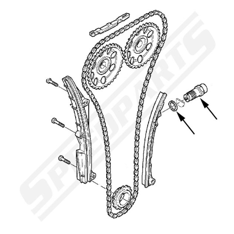 Timing Chain Tensioner Seal 84-10 (5) - 2