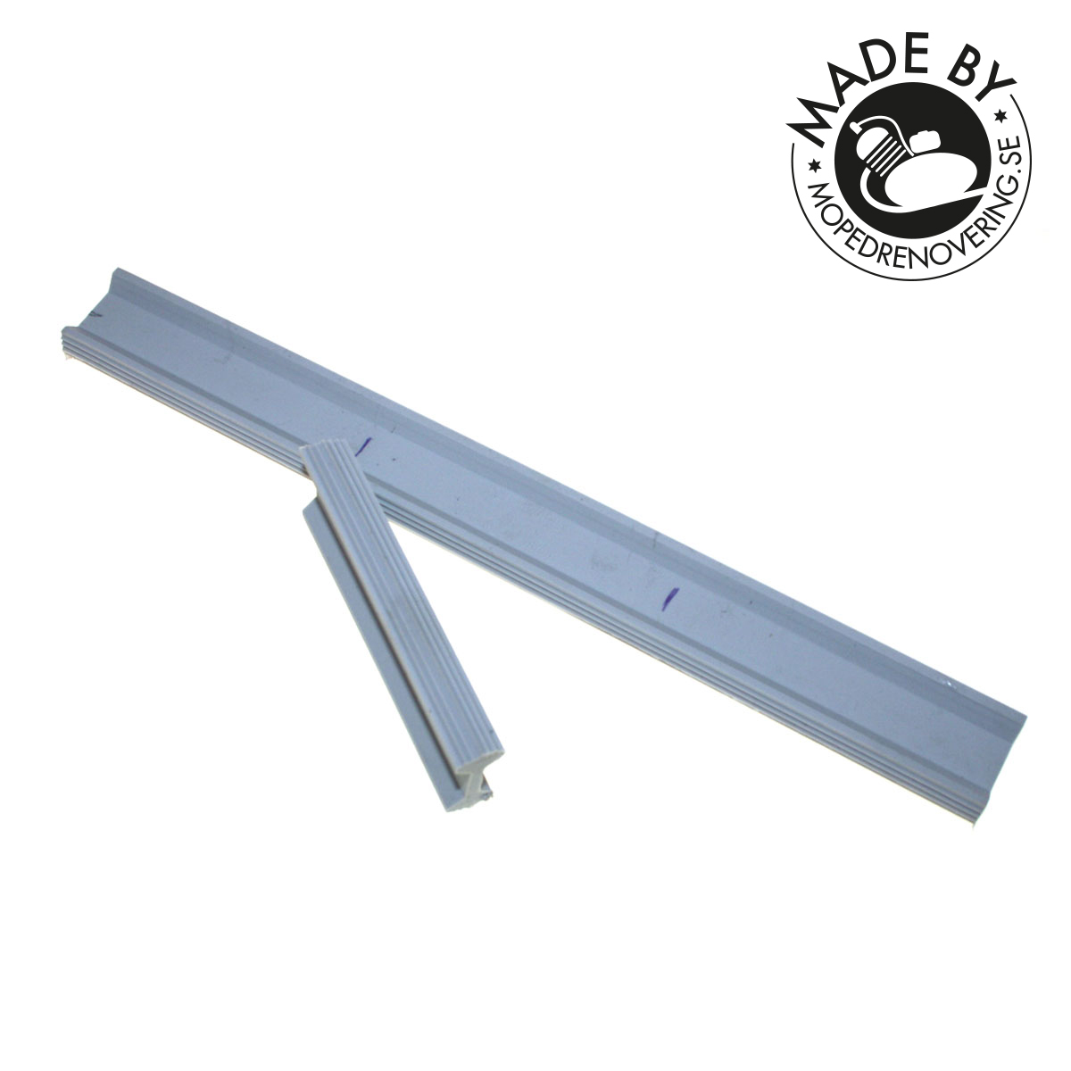 Pedal rubber for Husqvarna Novolette complete set gray. Made by Mopedrenovering.