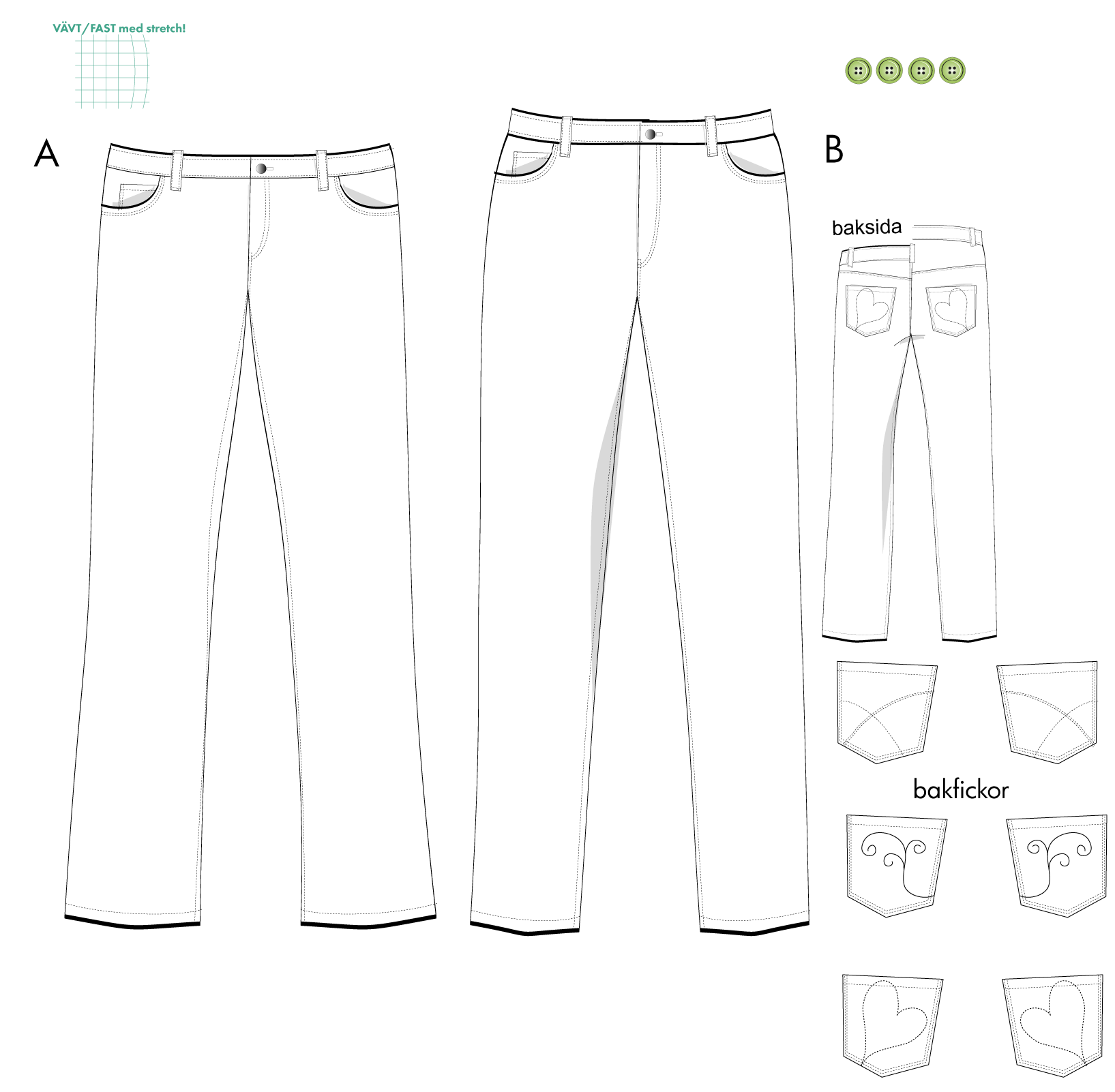 Jeans Jeany, 4H05