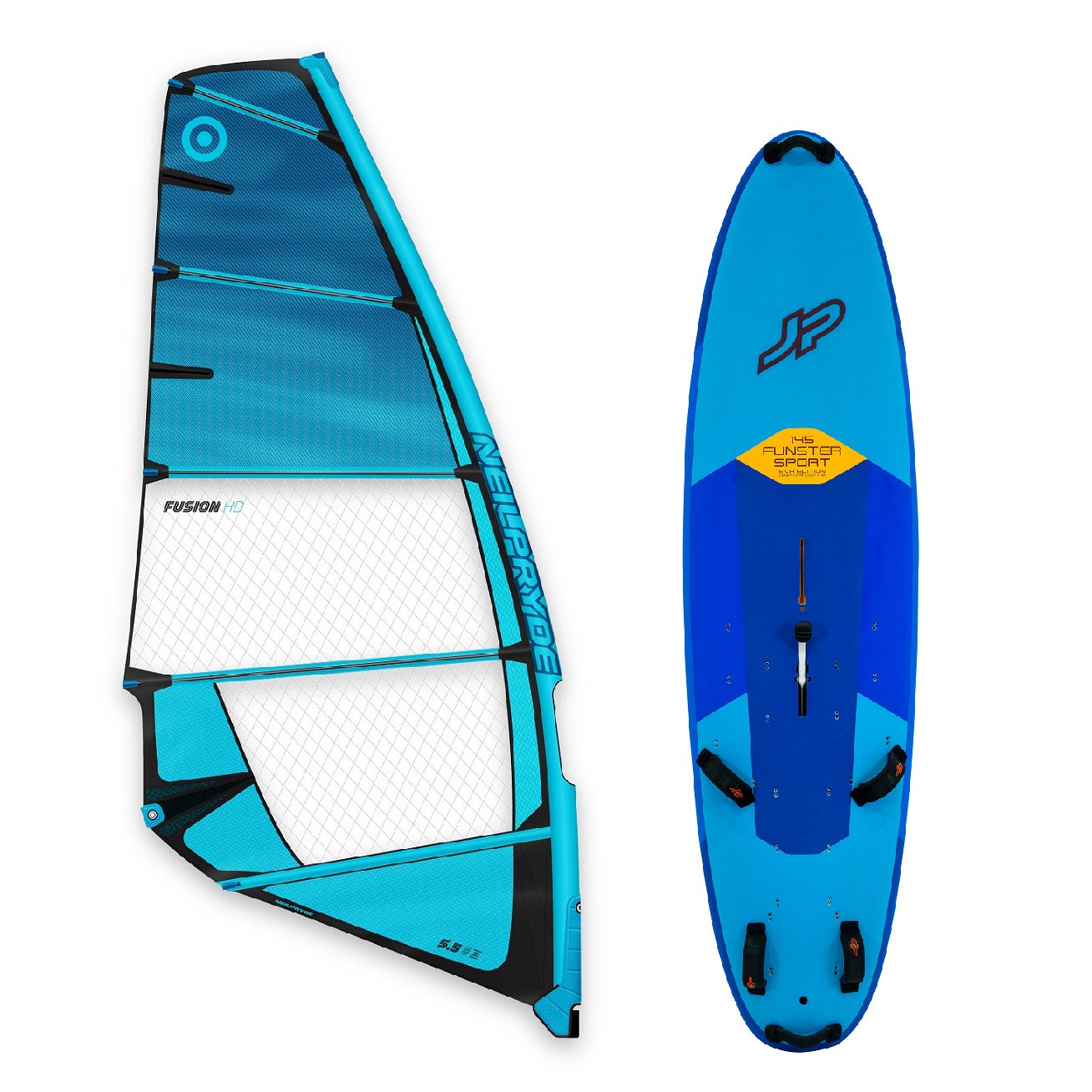 Startpaket JP Funster Sport 2026 med Neil Pryde Fusion HD2025 Rigg
