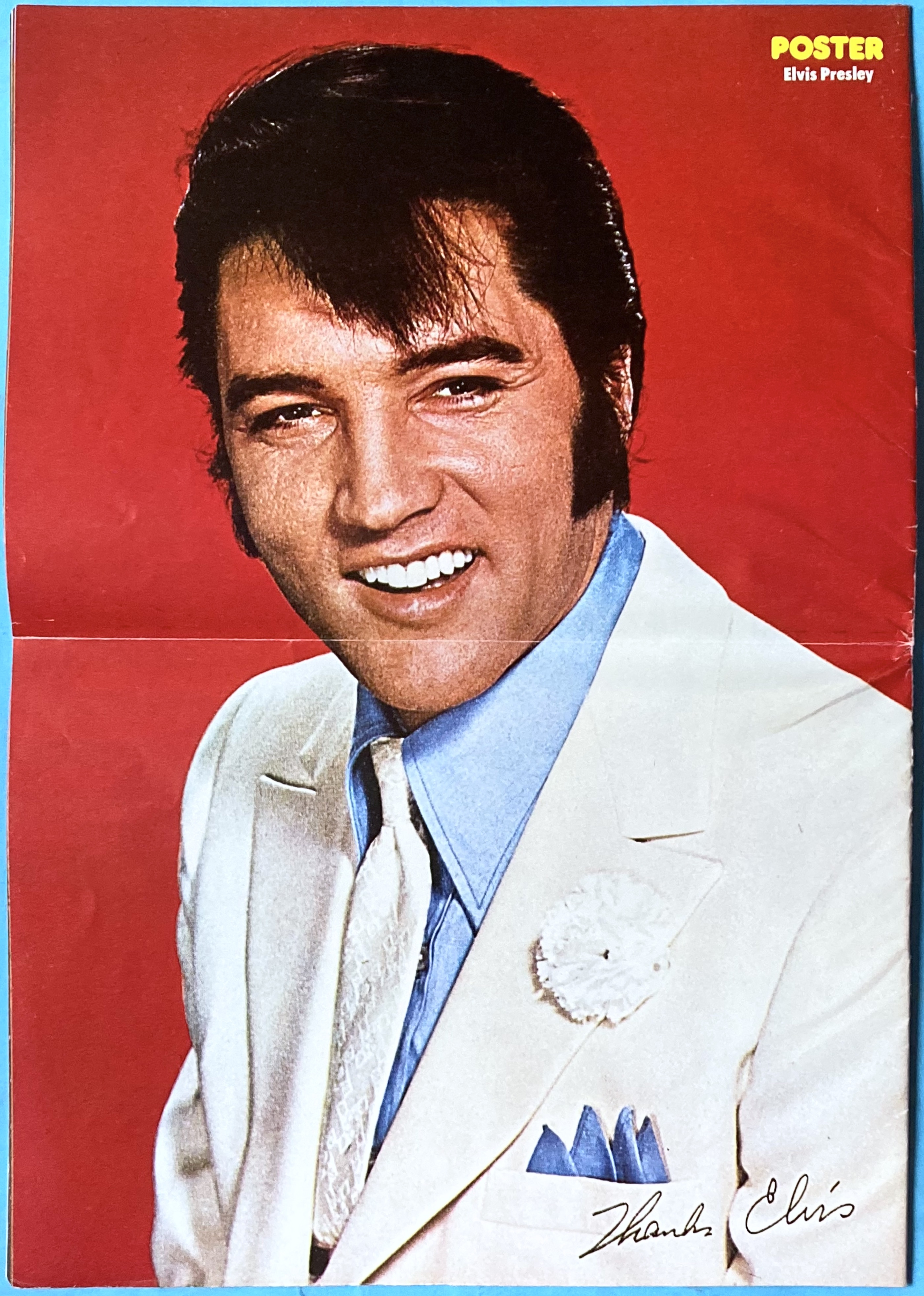 TIDNINGEN POSTER - Nr 12 1977 - ELVIS COSTELLO omslag - 2