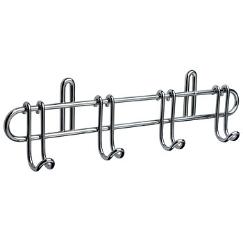 Hanger with 4 hooks (chrome)
