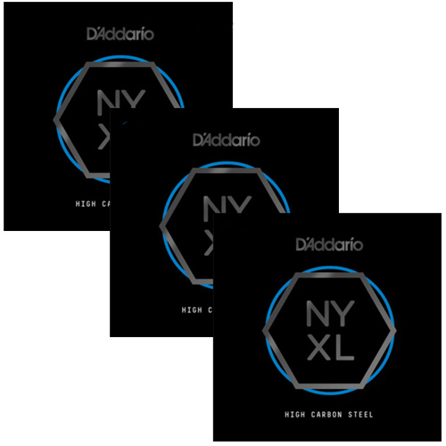 Enkelte strenge D'Addario NYXL High Carbon Plain Steel 008-024 - 2