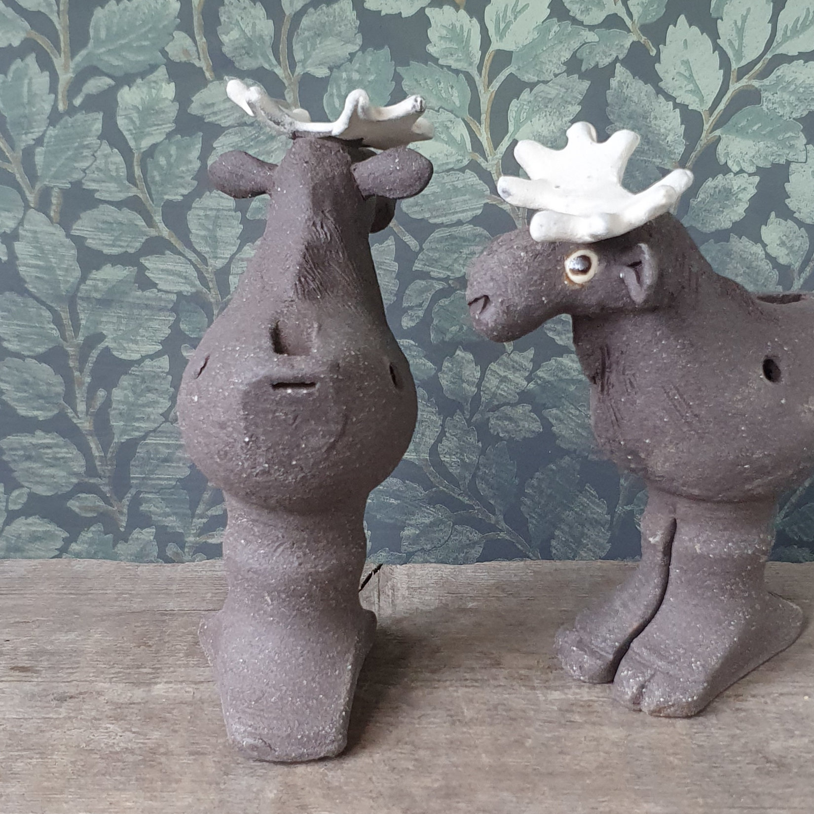 Clay whistle moose - 3