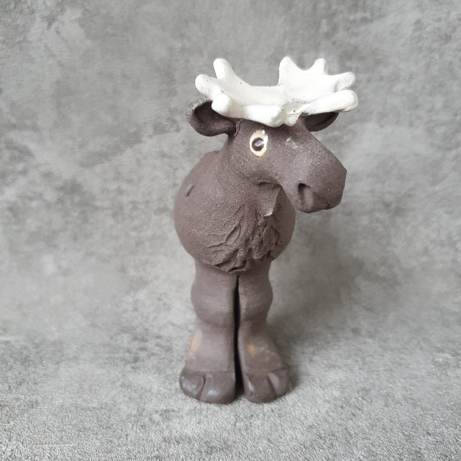 Clay whistle moose