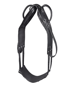 Voltigegjord i lær solid