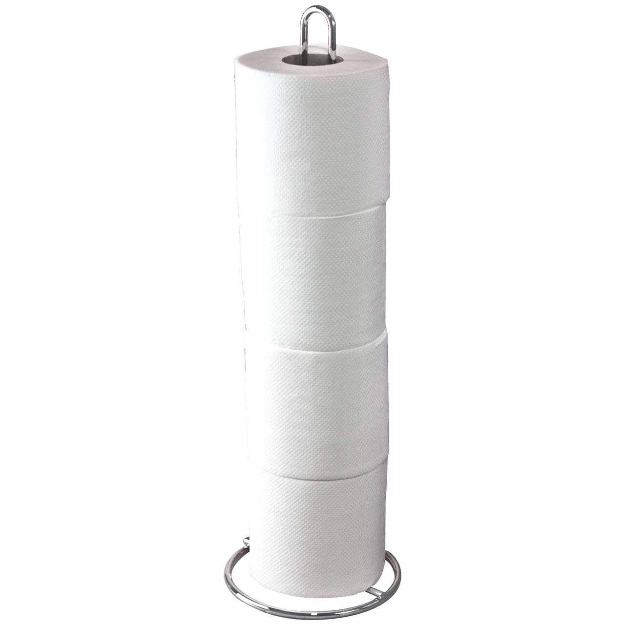 Toilet paper holder for extra rolls (chrome)