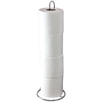 Toilet paper holder for extra rolls (chrome)