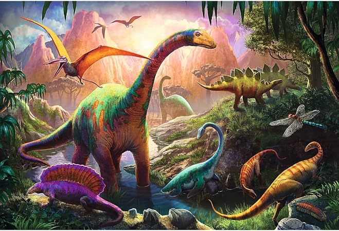 Dinosaurs Land 100 Bitar Trefl