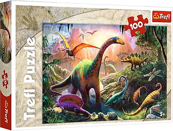 Dinosaurs Land 100 Bitar Trefl