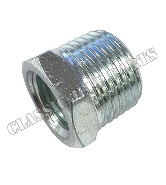 Temperature gauge adapter in cylinder head