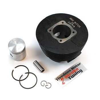 Cylinder kit Sachs 41mm S3 - Ported and machined by Tiveden engine, 7.3 hp