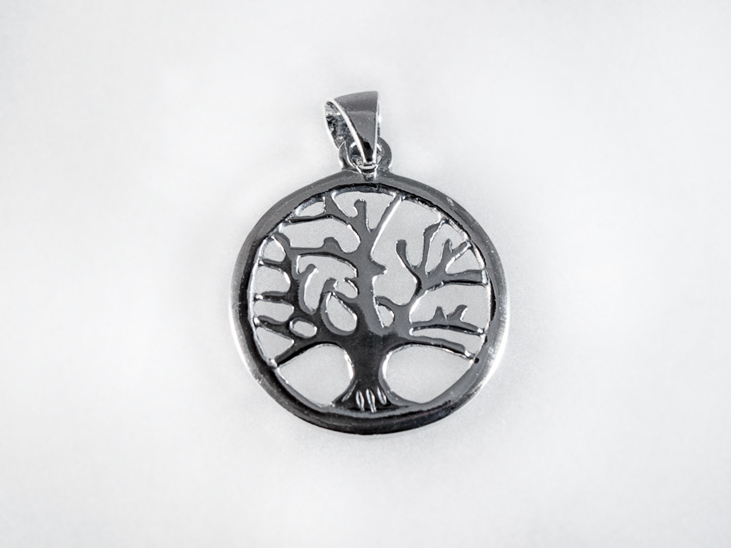 Livets träd, hänge 17mm 925-silver