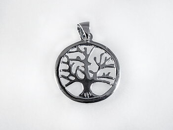 Livets träd, hänge 17mm 925-silver