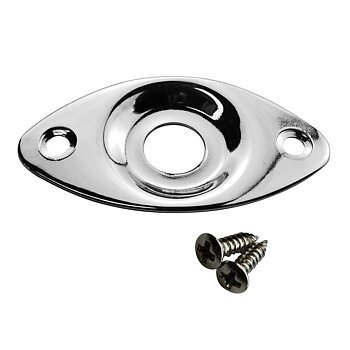  Jack Plate Oval Recessed (Chrome)