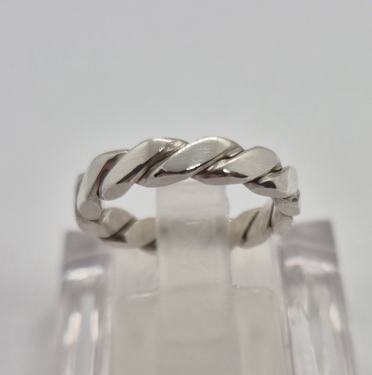 Flätad silverring - 925 Sterling Silver - 2