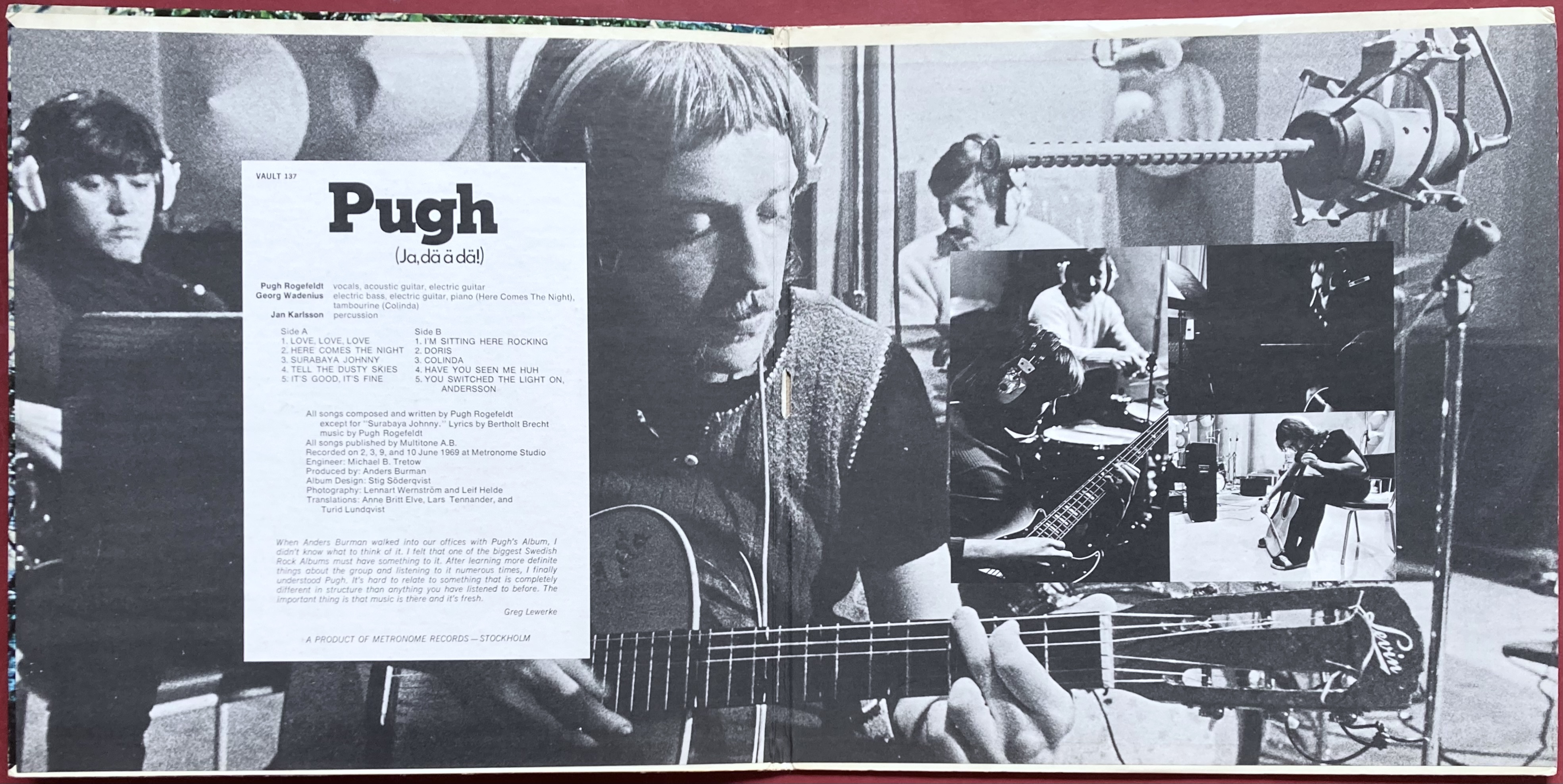 PUGH ROGEFELDT - Ja da a da US-orig LP 1969 - 3