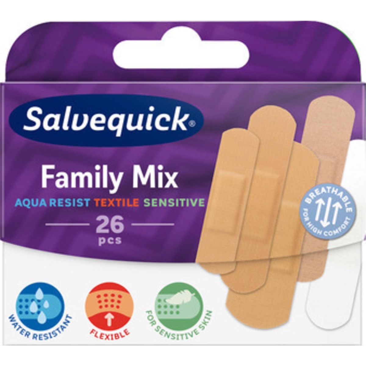 Salvequick MED Family Mix 26st