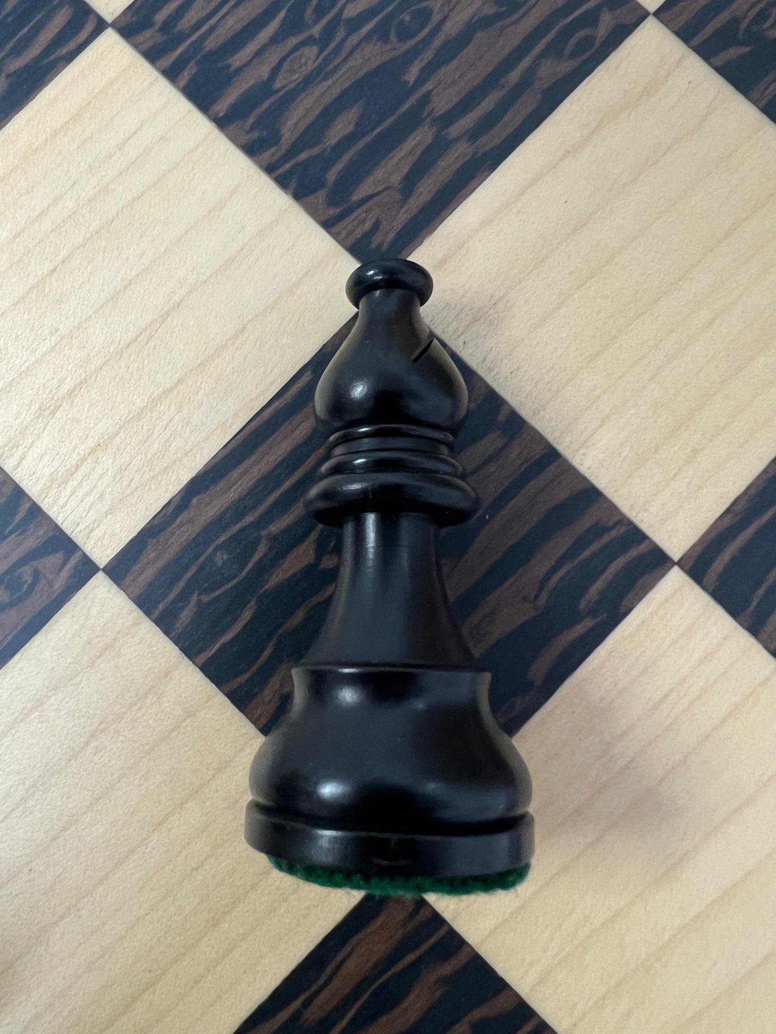 schackpjäser American staunton svart - 9