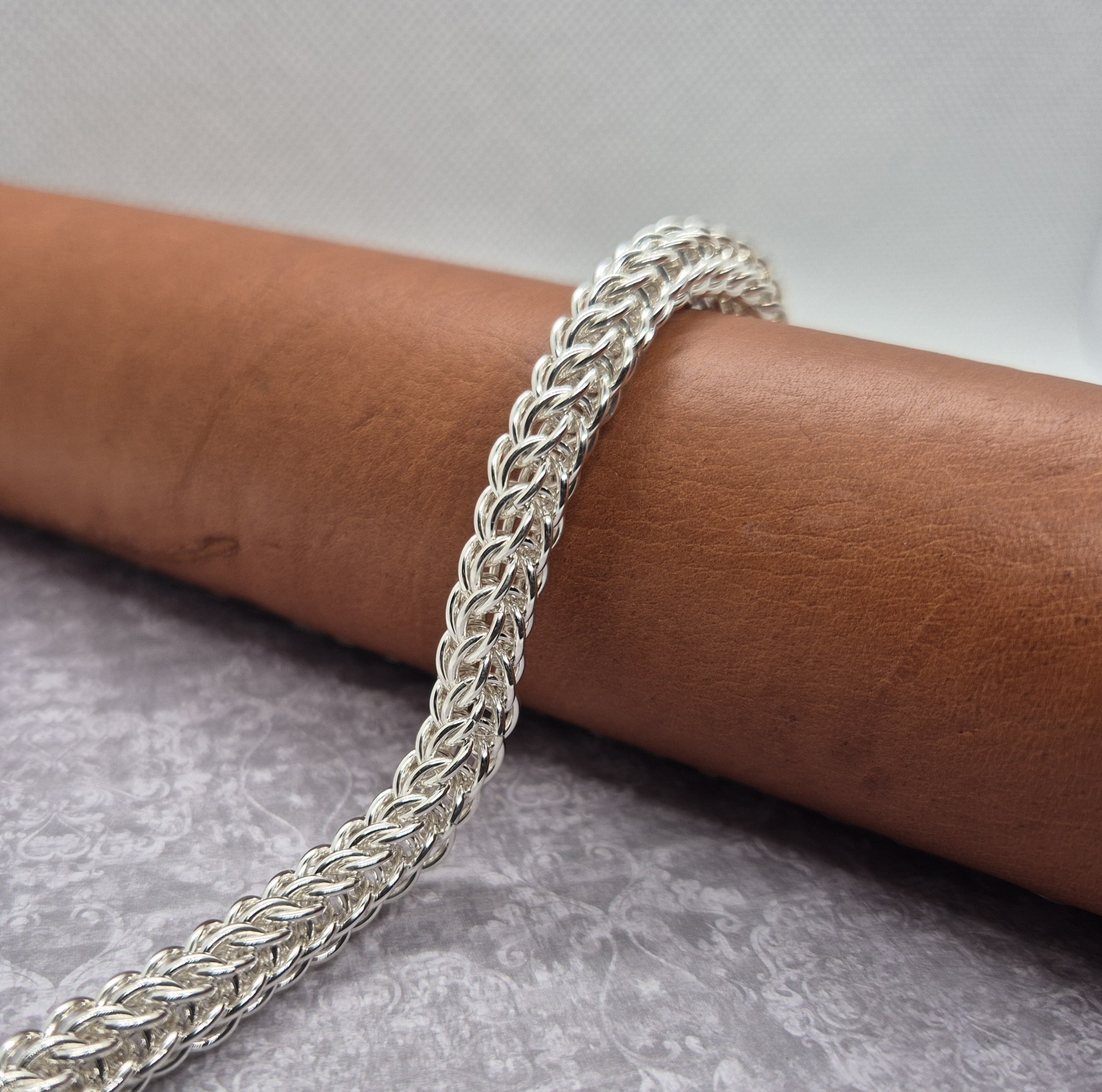 Fiskbenskedja - Silverarmband