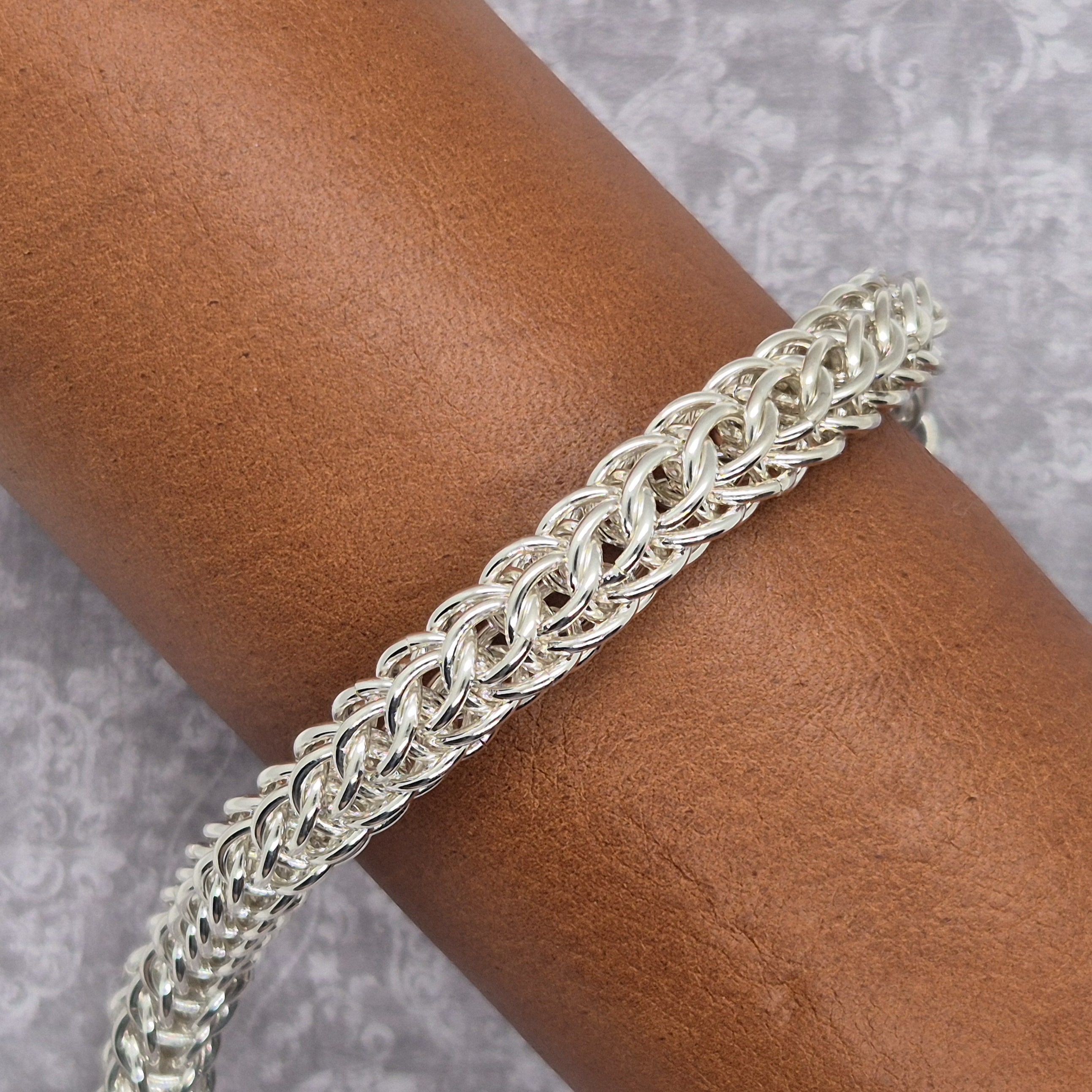 Fiskbenskedja - Silverarmband - 2
