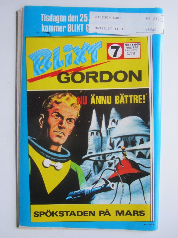 Fantomen 1969 23 Vg+ - 2