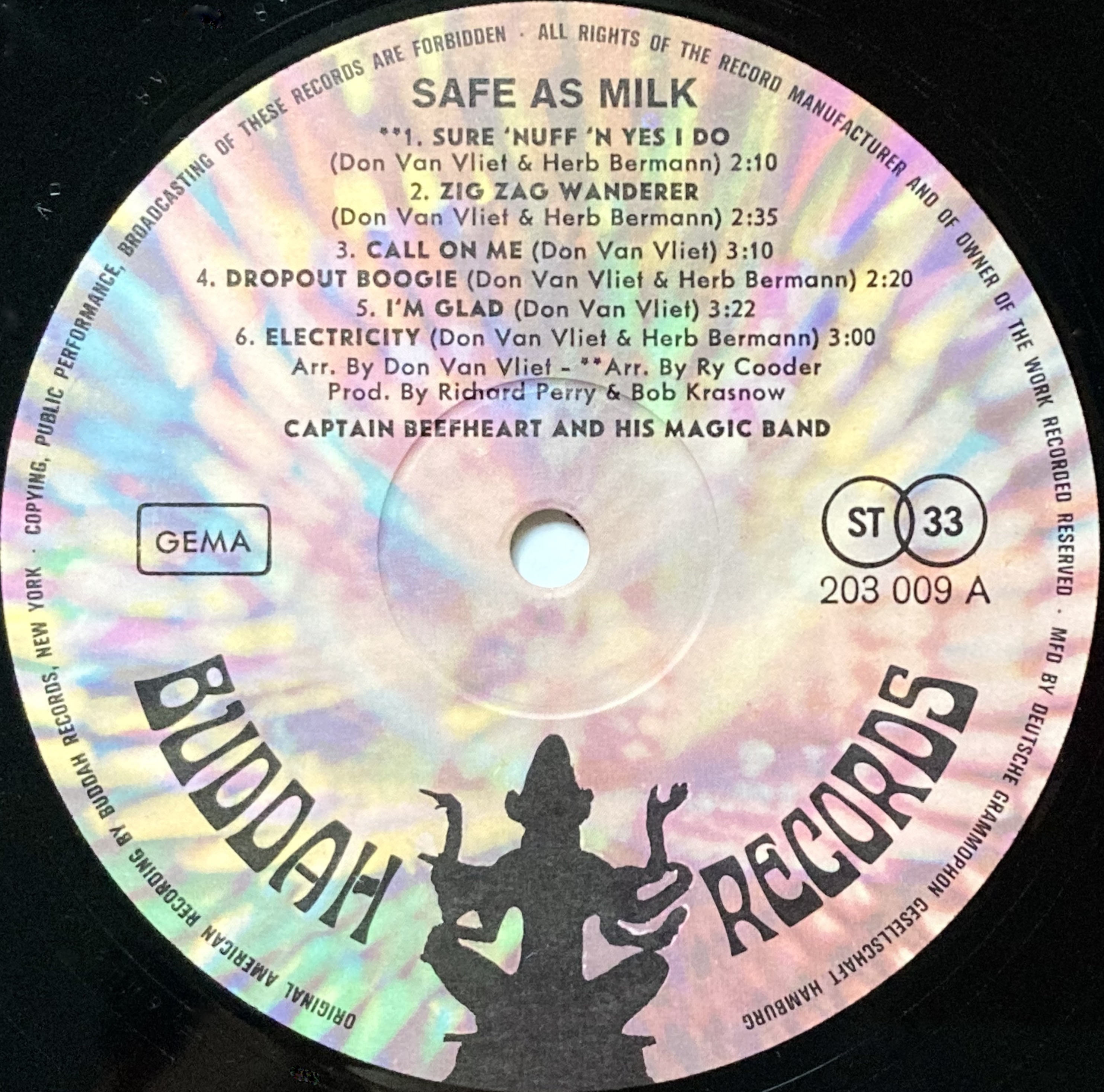 CAPTAIN BEEFHEART - Safe as milk - Ger-orig LP 1968 - 4